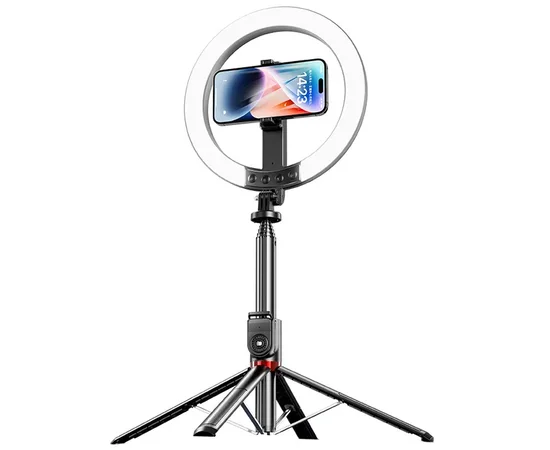 Кольцевая LED-лампа для селфи Usams US-ZB323 10-inch Fill Light 1200mAh Black