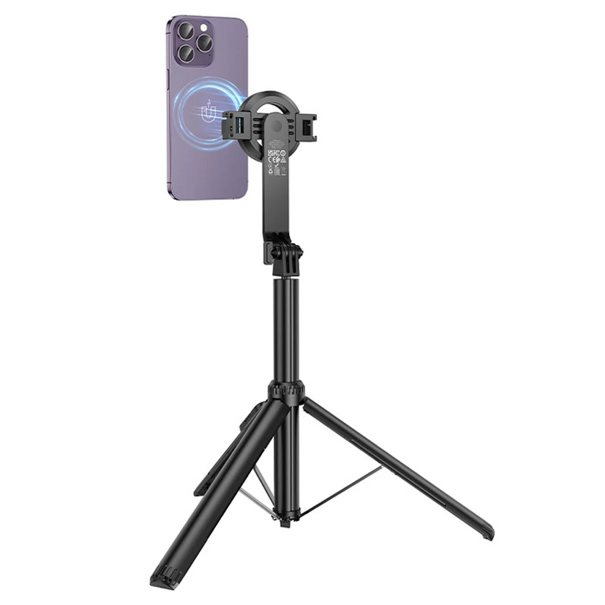 Монопод для селфі Hoco K25 Sherkhan magnetic Black