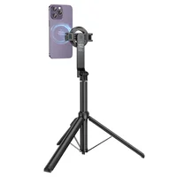 Монопод для селфі Hoco K25 Sherkhan magnetic Black