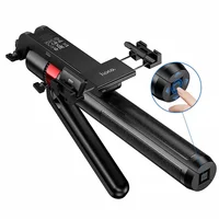 Монопод для селфи Hoco DYY04 трипод + съемный BT пульт Black