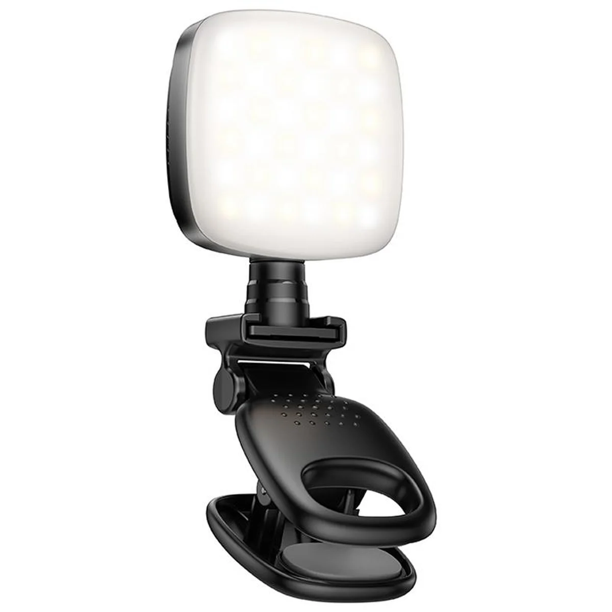 Портативная лампа для селфи Hoco K28 Square Selfie Light 200 mAh Black