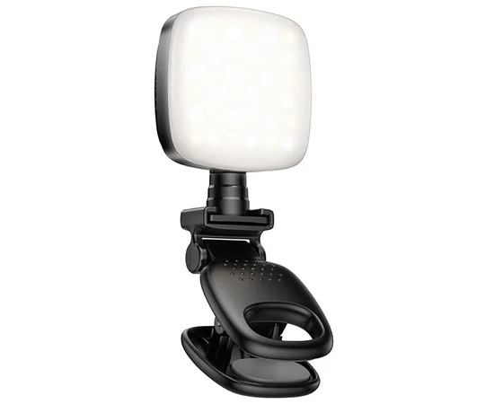 Портативная лампа для селфи Hoco K28 Square Selfie Light 200 mAh Black