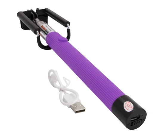 Телескопический Z07-5F монопод для селфи (Bluetooth) Фиолетовый