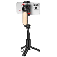 Монопод для селфи Hoco K90 Support axis smart+light Black