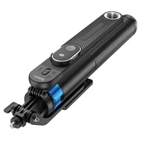 Монопод для селфі Hoco K22 Anti-shake з триногами + знімний BT пульт Black