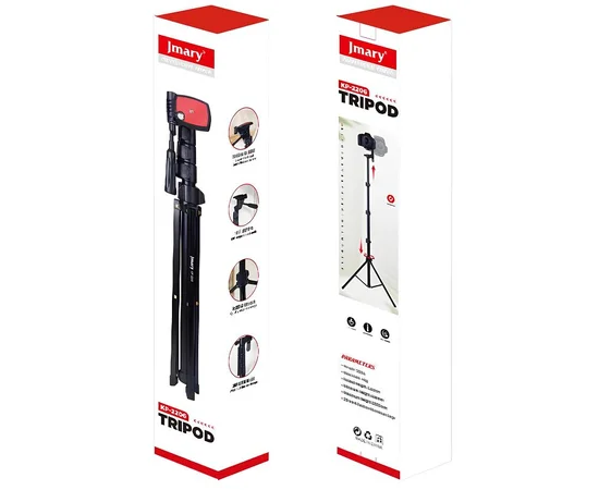 Штатив Jmary KP-2209 для съемки 41-173см 3in1 + чехол Black