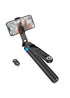 Монопод для селфі Hoco K22 Anti-shake з триногами + знімний BT пульт Black
