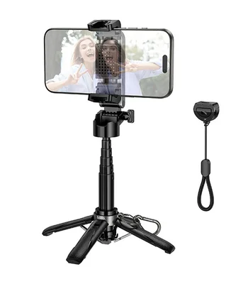 Монопод для селфи Hoco K27 Magic portable mini Black