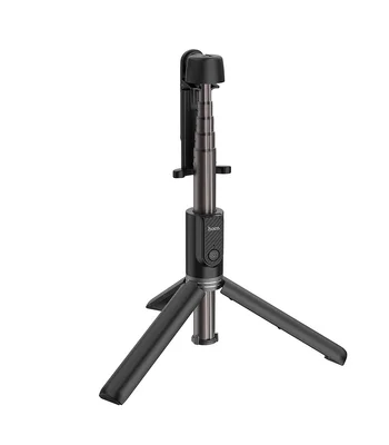 Монопод для Селфі Hoco K11 з триногою + знімний BT пульт Чорний