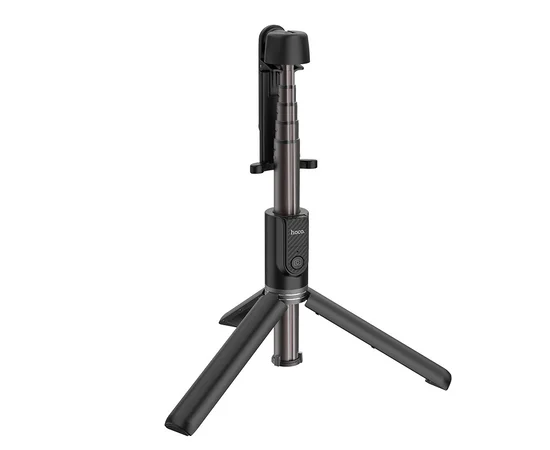 Монопод для селфи Hoco K11 с треногой + съемный BT пульт Черный