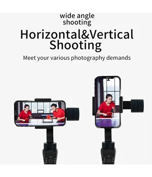 Стабилизатор WIWU S5B Three-Axis Motorized Gimba Stabilizer Black Стабилизатор WIWU S5B Three-Axis Motorized Gimba Stabilizer Black