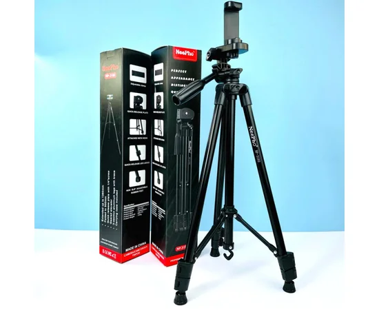 Штатив NeePho NP-3180 для съемки 50-136см с держателем Black