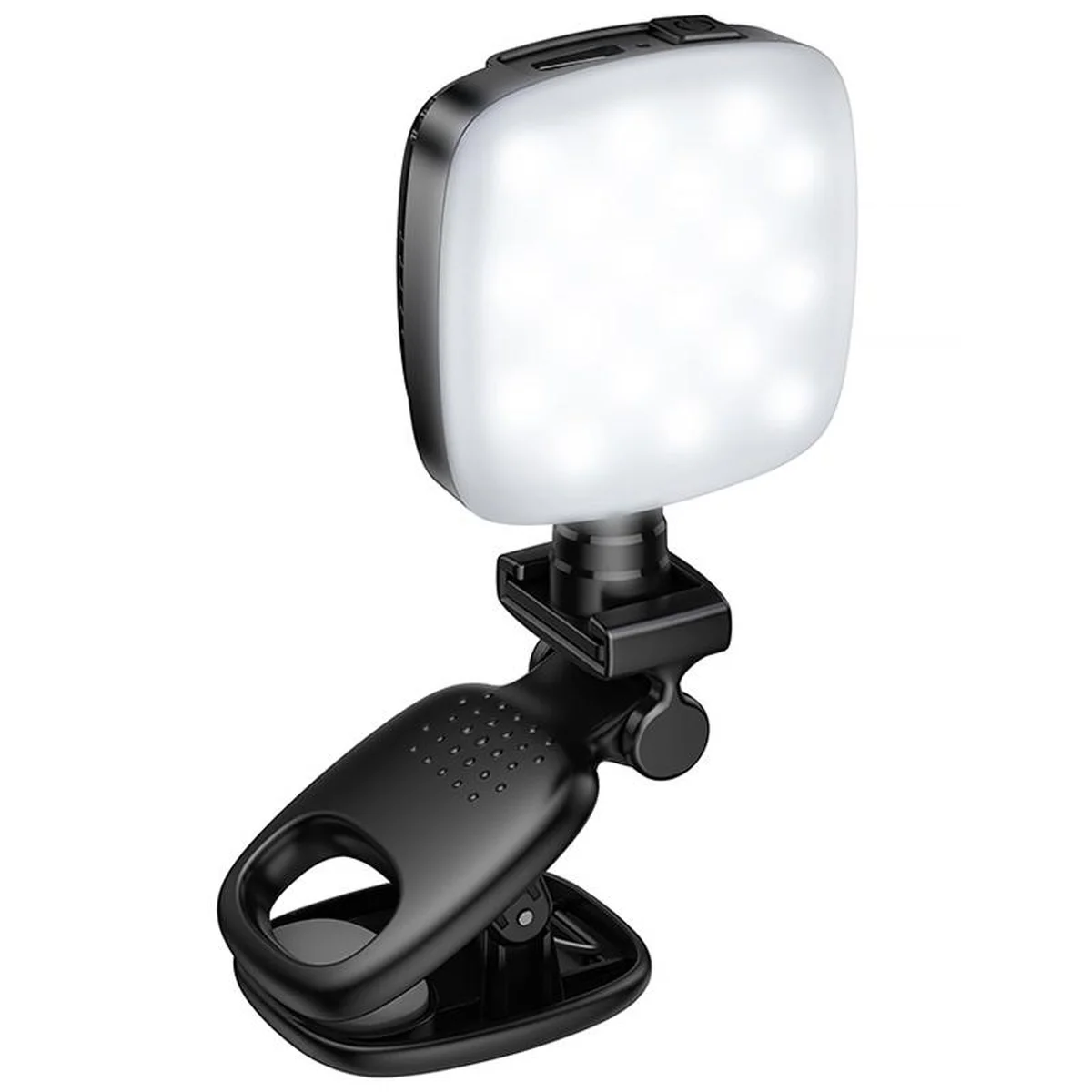 Портативная лампа для селфи Hoco K28 Square Selfie Light 200 mAh Black