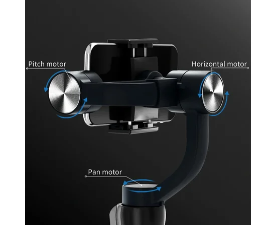 Стабілізатор WIWU S5B Three-Axis Motorized Gimba Stabilizer Black