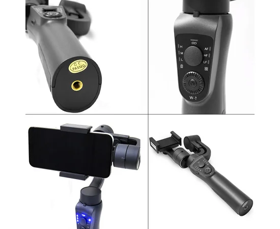 Стабілізатор WIWU S5B Three-Axis Motorized Gimba Stabilizer Black