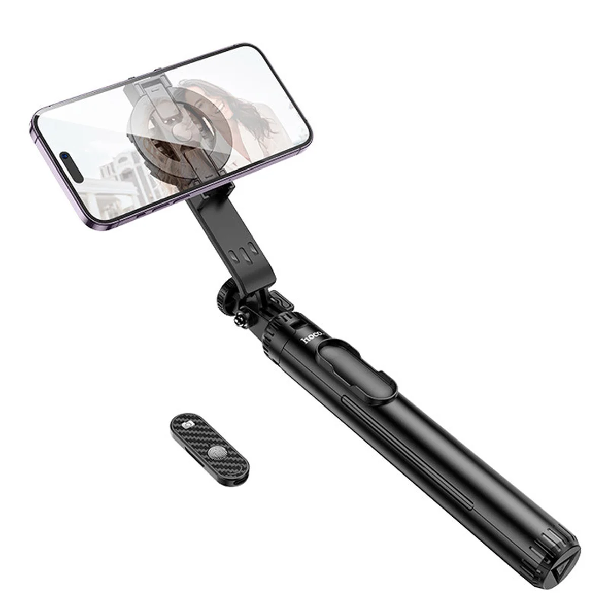 Монопод для селфі Hoco K25 Sherkhan magnetic Black