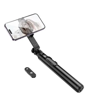 Монопод для селфи Hoco K25 Sherkhan magnetic Black Монопод для селфи Hoco K25 Sherkhan magnetic Black