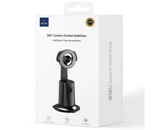 Стабілізатор із трекером руху WIWU Wi-SE010 360° Camera Gimbal Stablilizer Black