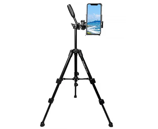 Штатив NeePho NP-3180 для съемки 50-136см с держателем Black