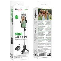 Монопод для селфи Borofone BY14 Graceful mini live broadcast stand Black