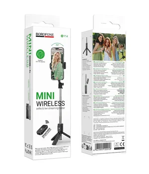 Монопод для селфи Borofone BY14 Graceful mini live broadcast stand Black Монопод для селфи Borofone BY14 Graceful mini live broadcast stand Black