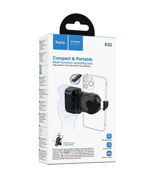 Держатель для селфи Hoco K33 Oleada Bluetooth Black