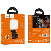 Портативная лампа для селфи Hoco K29 Beauty Selfie Light 300 mAh Black