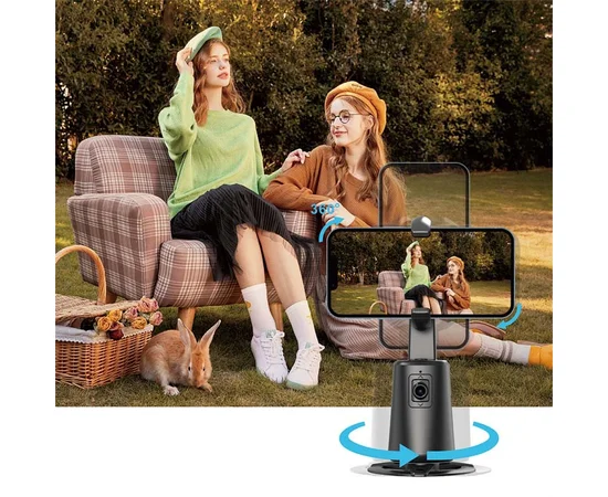 Стабілізатор із трекером руху WIWU Wi-SE010 360° Camera Gimbal Stablilizer Black