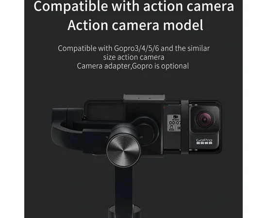 Стабілізатор WIWU S5B Three-Axis Motorized Gimba Stabilizer Black