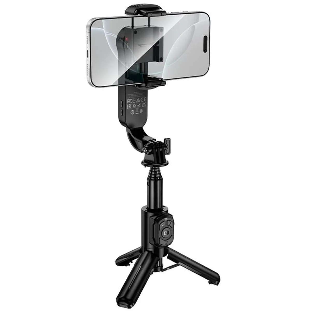 Монопод для селфи Hoco K90 Support axis smart+light Black