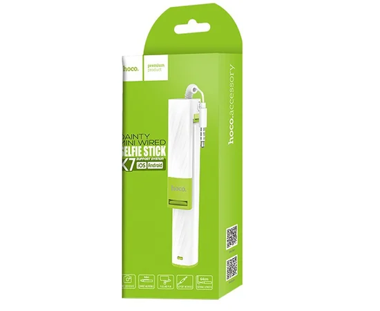 Монопод для селфи Hoco K7 Dainty white