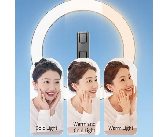 Кольцевая LED-лампа для селфи Usams US-ZB323 10-inch Fill Light 1200mAh Black