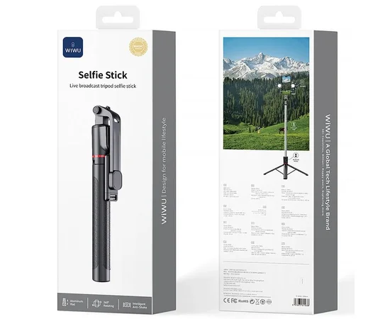 Монопод для селфі WIWU Live broadcast tripod Stick Wi-SE015 Black