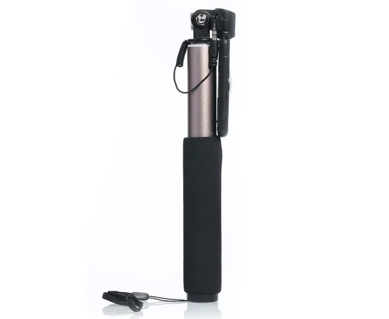 Телескопический монопод Remax P5 mini для селфи (кабель 3,5) Черный