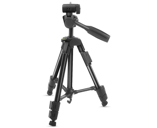 Штатив NeePho NP-3170S (не съемная площадка+держатель/BT-пульт/40-105см) Black