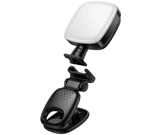 Портативная лампа для селфи Hoco K28 Square Selfie Light 200 mAh Black