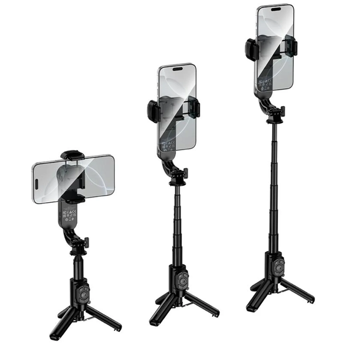 Монопод для селфі Hoco K90 Support axis smart+light Black