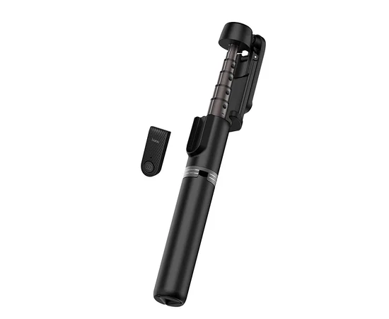 Монопод для Селфі Hoco K11 з триногою + знімний BT пульт Чорний