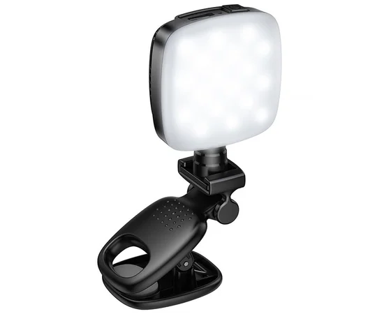 Портативная лампа для селфи Hoco K28 Square Selfie Light 200 mAh Black