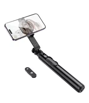 Монопод для селфі Hoco K25 Sherkhan magnetic Black