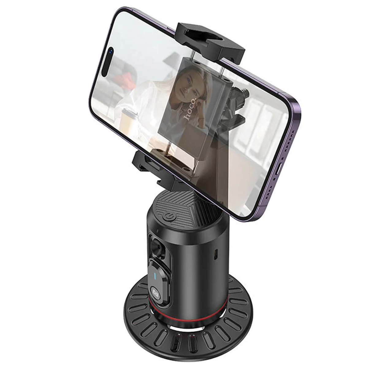 Підставка з трекером руху Hoco K23 Lotus Smart PTZ Black