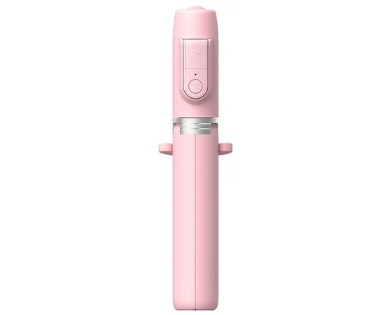 Монопод для Селфі Hoco K11 з триногою + знімний BT пульт Рожевий