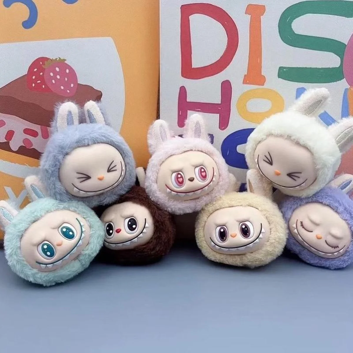 Игрушка - брелок Labubu monsters Pop Mart Head Light Случайный цвет