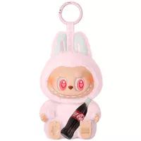 Игрушка - брелок Labubu monsters Pop Mart Big model Cola and Bottle with light and sound Случайный цвет