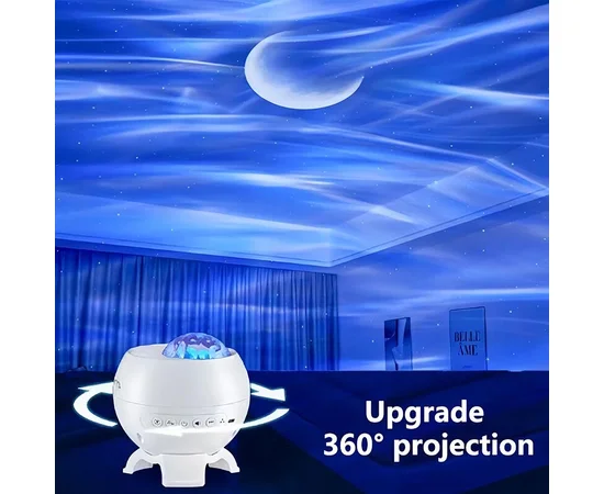 Проектор-нічник Magic Star E12B 2400 mAh White