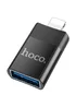 Переходник Hoco UA17 Lightning Male to USB Female USB2.0  Черный