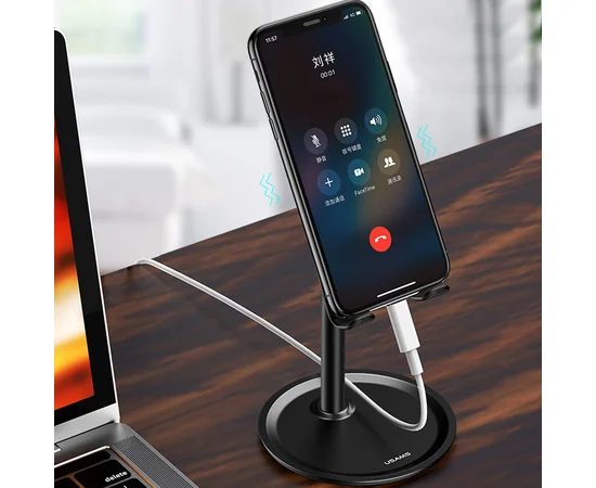 Держатель-подставка USAMS US-ZJ048 Mobile Phone Desktop Holder Черный