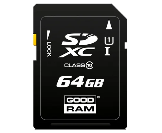 Карта памяти GoodRam SDXC UHS-1 64 GB Class 10 Черный
