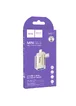 Переходник Hoco UA31F OTG 2in1 Lightning male/Type-C male to USB female Gray