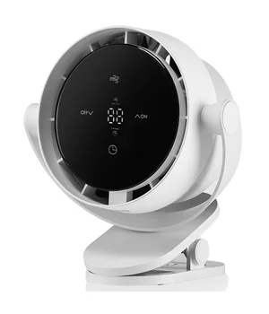 Настольный вентилятор F7 с зажимом 4000mAh White Настольный вентилятор F7 с зажимом 4000mAh White